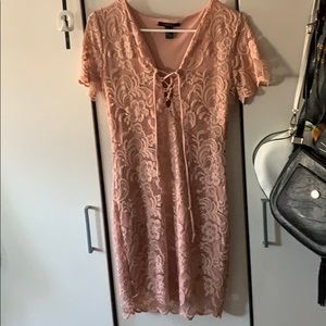 Lace soft pink dress ✨